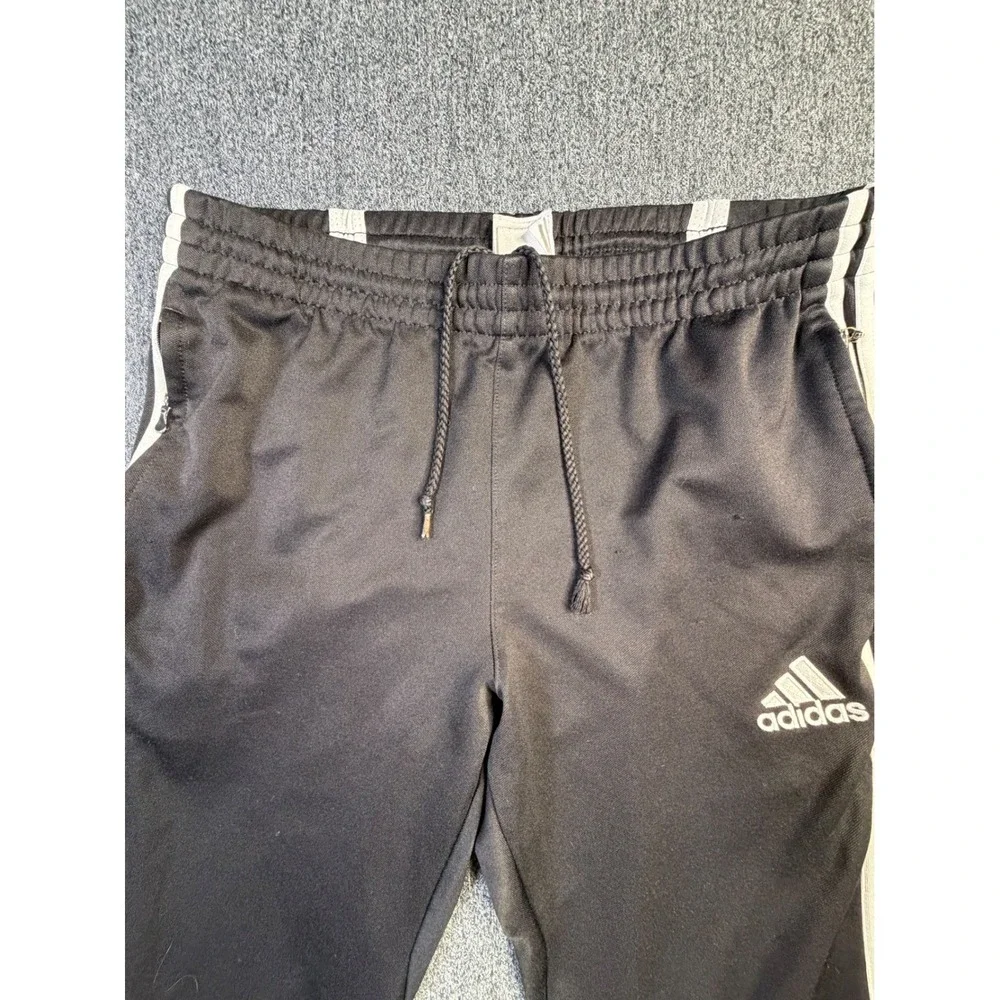 Adidas Climacool Training Pants Mens Medium Black White Stripe Soccer‎ Joggers